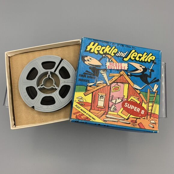 Vtg Super 8 Film Heckle and Jeckle House Busters Terrytoons Ken Films 1962 CBS - Picture 1 of 8